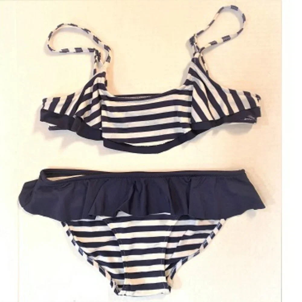 ZARA GIRLS Nautical 2pc bikini swimsuit